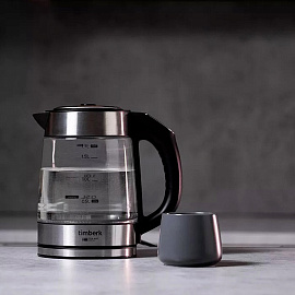 Чайник электрический Timberk T-EK27G03 серебристый