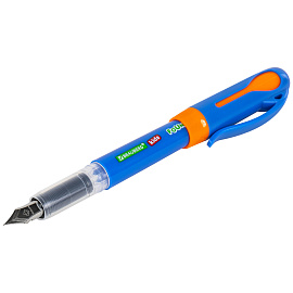 Ручка перьевая с 10 сменными картриджами, иридиевое перо, BRAUBERG KIDS, 143955 фото Ручка перьевая с 10 сменными картриджами, иридиевое перо, BRAUBERG KIDS, 143955