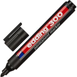 Набор маркеров перманентных Edding E-300 4 цвета (толщина линии 1,5-3 мм) круглый наконечник