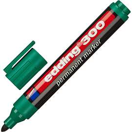 Набор маркеров перманентных Edding E-300 4 цвета (толщина линии 1,5-3 мм) круглый наконечник