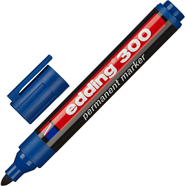 Набор маркеров перманентных Edding E-300 4 цвета (толщина линии 1,5-3 мм) круглый наконечник
