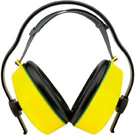 Наушники противошумные пассивные РОСОМЗ СОМЗ-3 Пума стандартное оголовье 27 дБ желтые (60300)