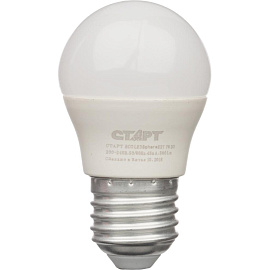 Лампа светодиодная Старт 7 Вт E27 G 2700 К 560 Лм матовая