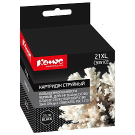 Картридж струйный Комус 21XL C9351CE для HP черный совместимый повышенной емкости