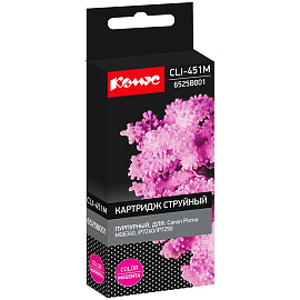 Картридж струйный Комус CLI-451M для Canon пурпурный совместимый