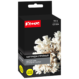 Картридж струйный Комус 711 CZ132A для НР желтый совместимый