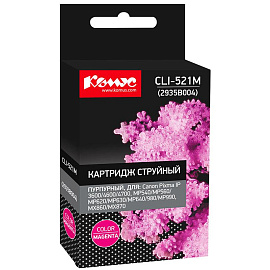 Картридж струйный Комус CLI-521M для Canon пурпурный совместимый