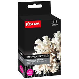 Картридж струйный Комус 711 CZ131A для НР пурпурный совместимый