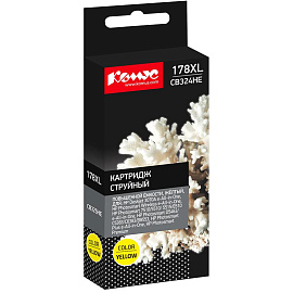 Картридж струйный Комус 178XL CB325HE для HP желтый совместимый повышенной емкости