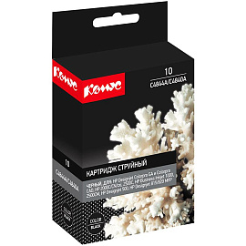 Картридж струйный Комус 10 C4844A для HP черный совместимый