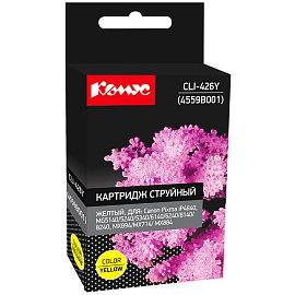 Картридж струйный Комус CLI-426Y для Canon желтый совместимый