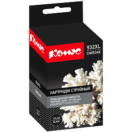 Картридж струйный Комус 932XL CN053AE для HP черный совместимый повышенной емкости