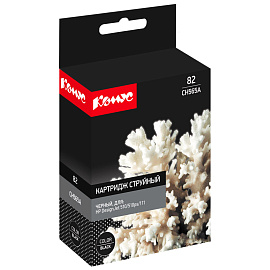 Картридж струйный Комус 82 CH565A для HP черный совместимый