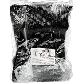 Вилка одноразовая PLMA черная 190 мм (50 штук в упаковке)