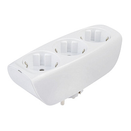 Разветвитель Эра SP-3e-W 3 розетки с заземлением