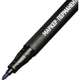 Маркер перманентный Attache синий (толщина линии 1 мм) круглый наконечник