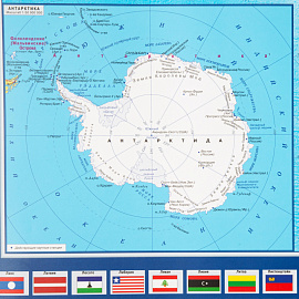 Карта мира политическая 1:25 000 000 настенная 143x102 см с ламинацией
