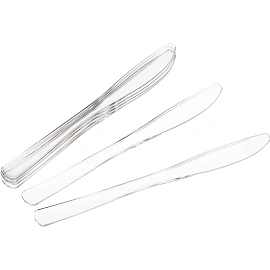 Нож одноразовый PLMA прозрачный 200 мм 50 штук в упаковке