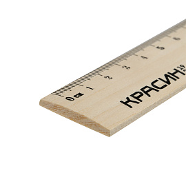 Линейка 15см Красин "Стандарт", дерево фото Линейка 15см Красин "Стандарт", дерево