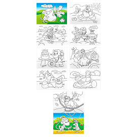 Раскраска А5, 10 стр. ТРИ СОВЫ "Для девочек