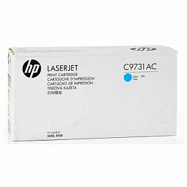 Картридж лазерный HP 645A C9731A голубой оригинальный