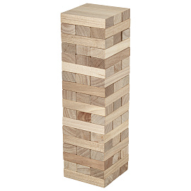 Игра настольная "БАШНЯ", 54 деревянных блока, BRAUBERG HOBBY, 665492 фото Игра настольная "БАШНЯ", 54 деревянных блока, BRAUBERG HOBBY, 665492