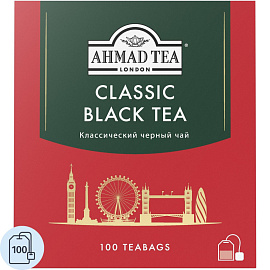 Чай черный Ahmad Tea Classic Black Tea 100 пакетиков