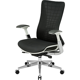 Кресло для руководителя Easy Chair 571 TTW черное (сетка/ткань, металл)