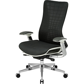 Кресло для руководителя Easy Chair 571 TTW черное (сетка/ткань, металл)