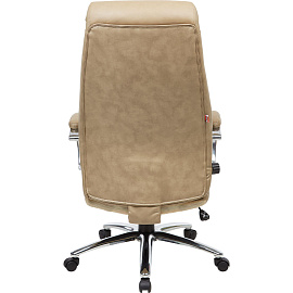 Кресло для руководителя Easy Chair 572 TR бежевое (экокожа, металл)