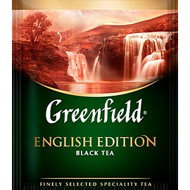 Чай черный Greenfield English Edition 100 пакетиков фото Чай черный Greenfield English Edition 100 пакетиков