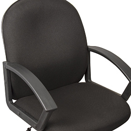 Кресло VT_CH681 низкая спинка, ткань черная фото Кресло VT_CH681 низкая спинка, ткань черная