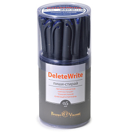 Ручка гелевая со стираемыми чернилами Bruno Visconti DeleteWrite синяя (толщина линии 0,5 мм) (артикул производителя 20-0113)