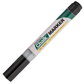 Маркер меловой MunHwa CM-01 черный круглый наконечник (толщина линии 2-3 мм)