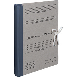 Папка архивная Дело для переплета на 2-х завязках Attache А4 50 мм с гребешками 4 отверстия картон/бумвинил до 450 листов