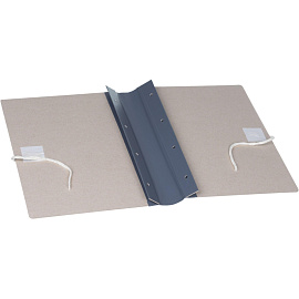 Папка архивная Дело для переплета на 2-х завязках Attache А4 50 мм с гребешками 4 отверстия картон/бумвинил до 450 листов