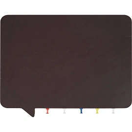 Доска пробковая 20x33 см Чат на магните BoardSYS