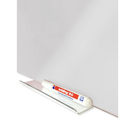 Доска стеклянная 100x150 см магнитно-маркерная белая Attache Premium