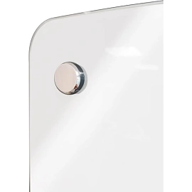 Доска стеклянная 100x200 см магнитно-маркерная белая Attache Premium