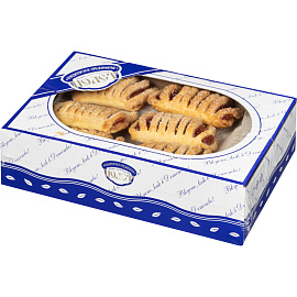 Печенье слоеное Полет штрудлики с малиной 500 г