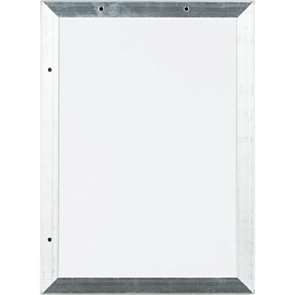 Рамка Комус (Attache) А4 21x30 см металлический багет 20 мм серебристая