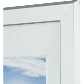 Рамка Комус (Attache) А4 21x30 см металлический багет 20 мм серебристая