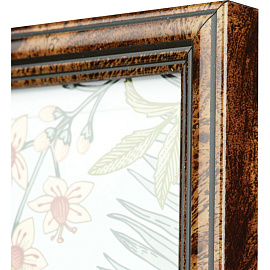 Рамка Комус А4 21x30 см пластиковый багет 14 мм темный орех фото Рамка Комус А4 21x30 см пластиковый багет 14 мм темный орех