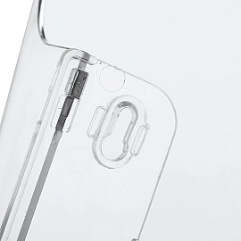 Лоток настенный А4 вертикальный (310x430 мм) пластиковый 3 отделения прозрачный Attache