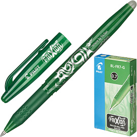 Ручка гелевая со стираемыми чернилами Pilot Frixion зеленая (толщина линии 0,35 мм)