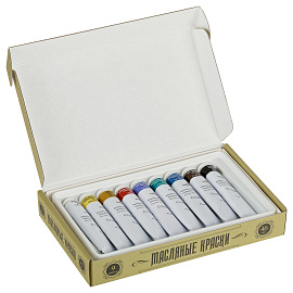 Краски масляные Гамма "Студия" "Юбилейная", 9 цветов, туба 46мл, картон.упак. фото Краски масляные Гамма "Студия" "Юбилейная", 9 цветов, туба 46мл, картон.упак.