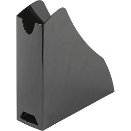 Лоток вертикальный для бумаг 80 мм Attache Loft HDF пластиковый черный