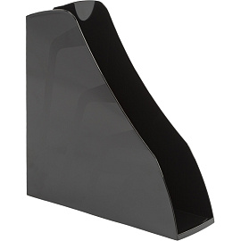 Лоток вертикальный для бумаг 80 мм Attache Loft HDF пластиковый черный