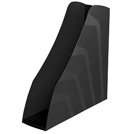 Лоток вертикальный для бумаг 80 мм Attache Loft HDF пластиковый черный