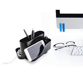 Набор канцелярский Attache Selection пластиковый 10 предметов черный